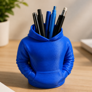 Cute Hoodie Pen Holder | 3D Printed Desk Organizer | Aesthetic Gift
